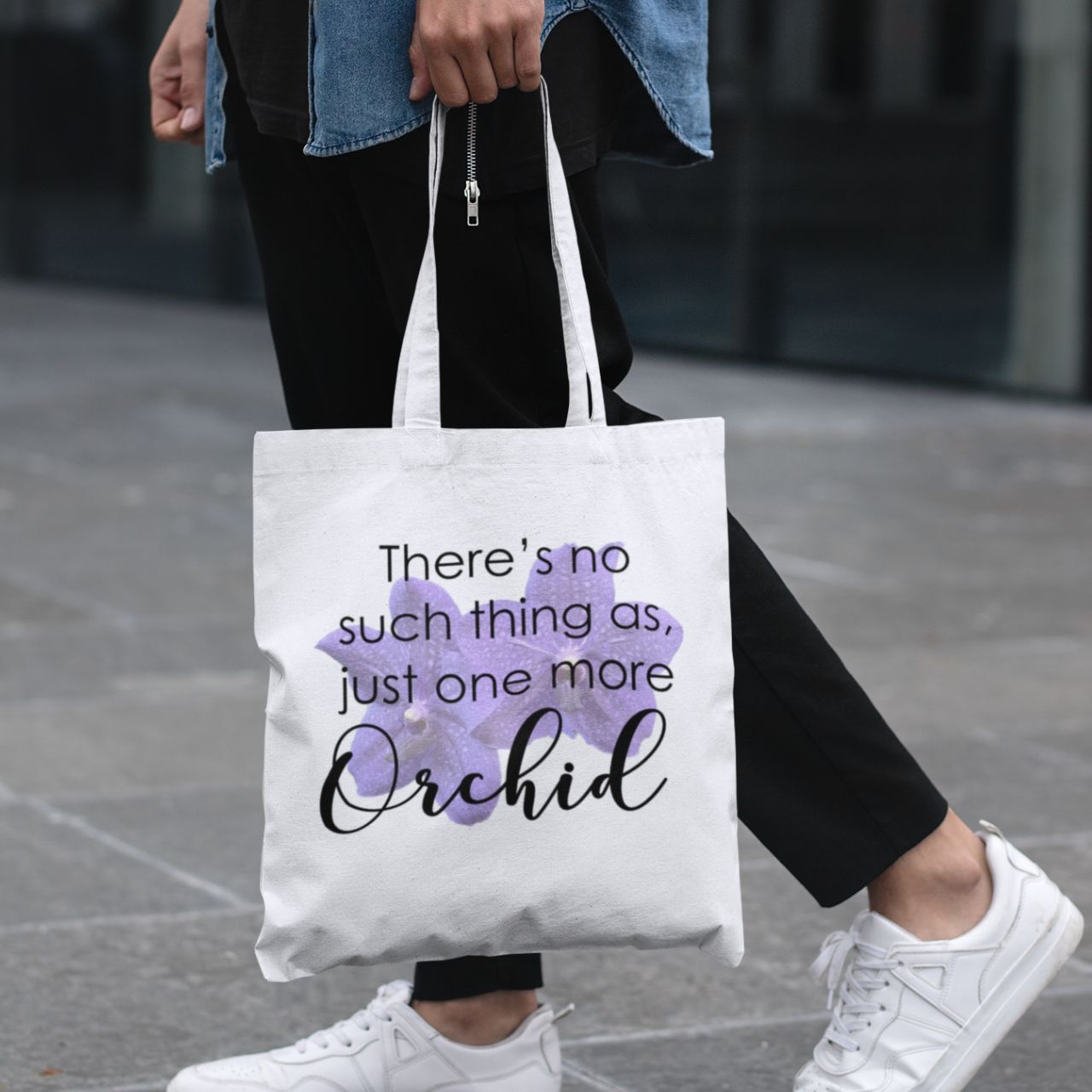 Vanda Pachara Delight One More Orchid Tote Bag