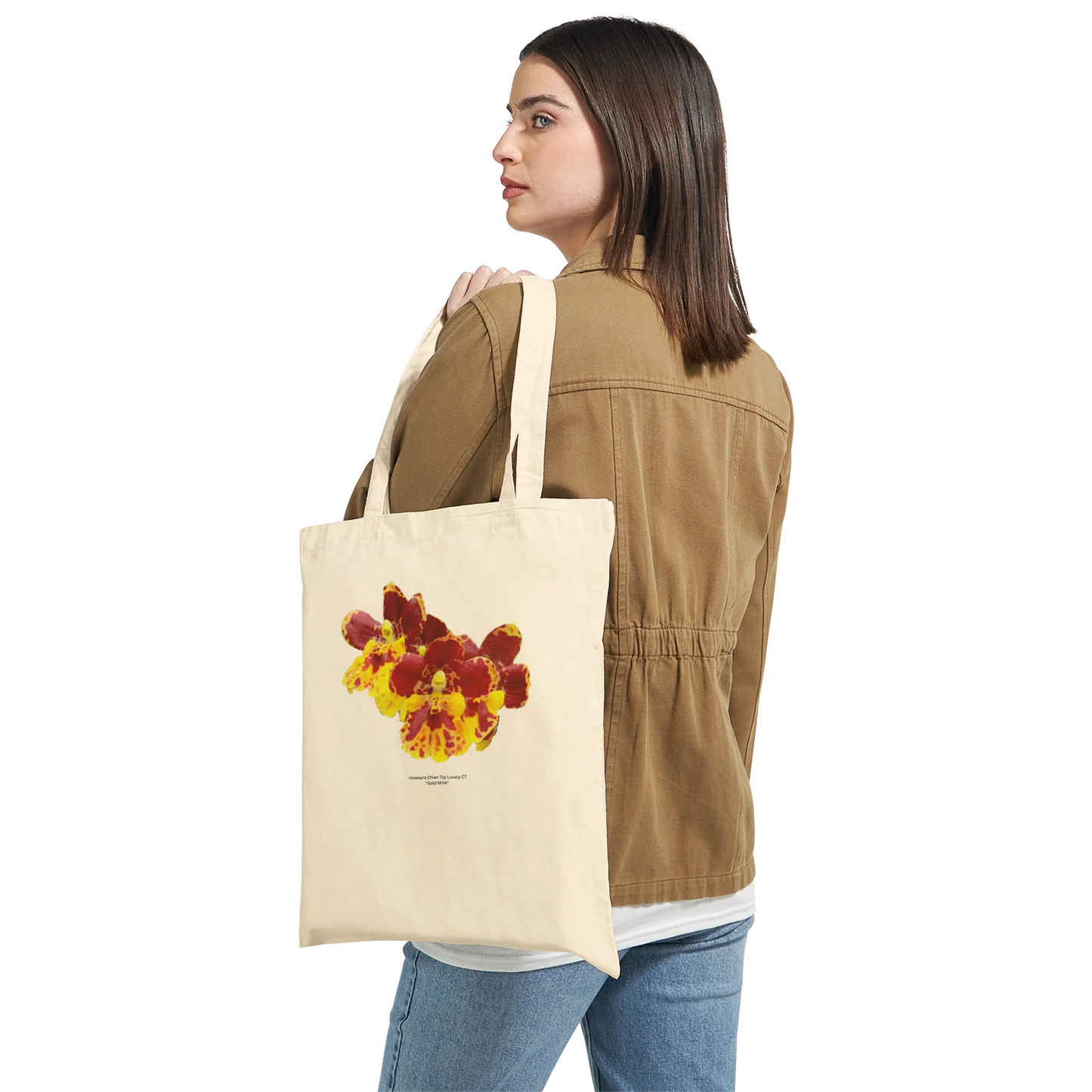 Howeara Chian Tzy CT 'Gold Mine" Orchid Tote Bag