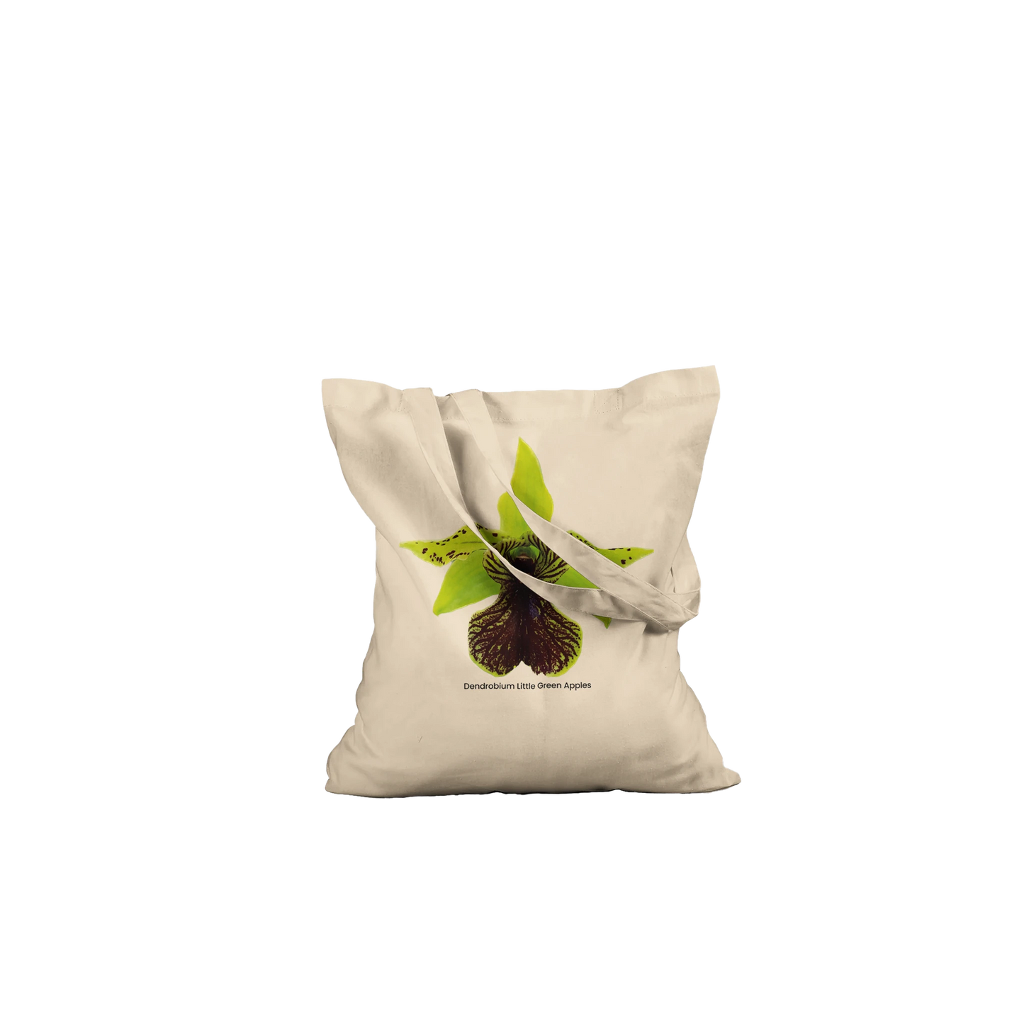 Dendrobium Little Green Apples Orchid Tote Bag