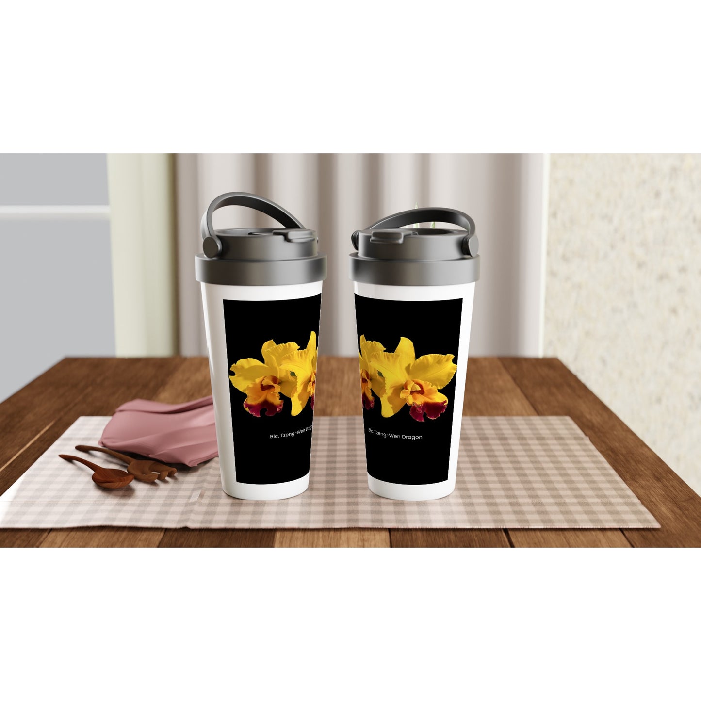 Blc. Tzeng-Wen Dragon Orchid Travel Mug