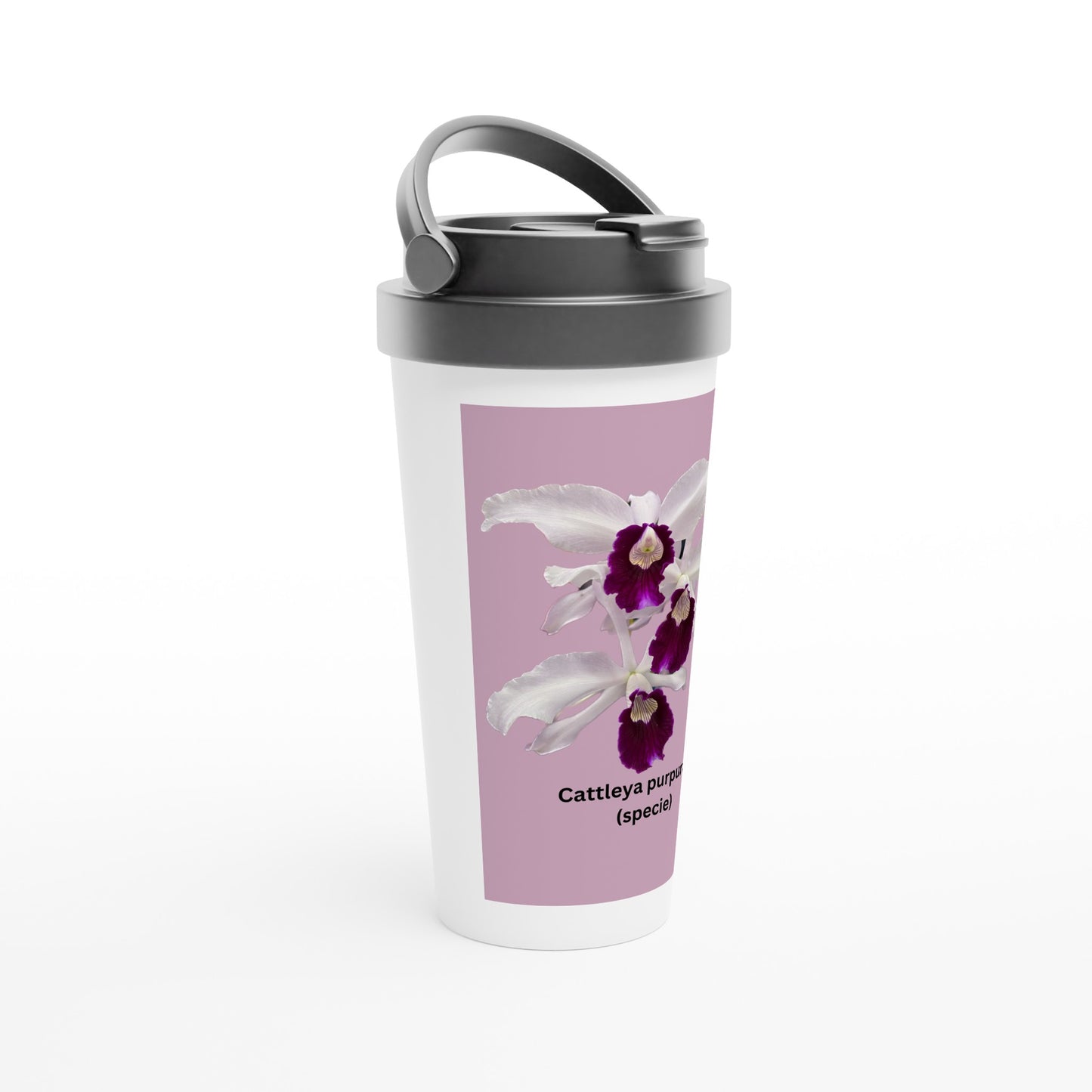 Cattleya purpurata Orchid Travel Mug