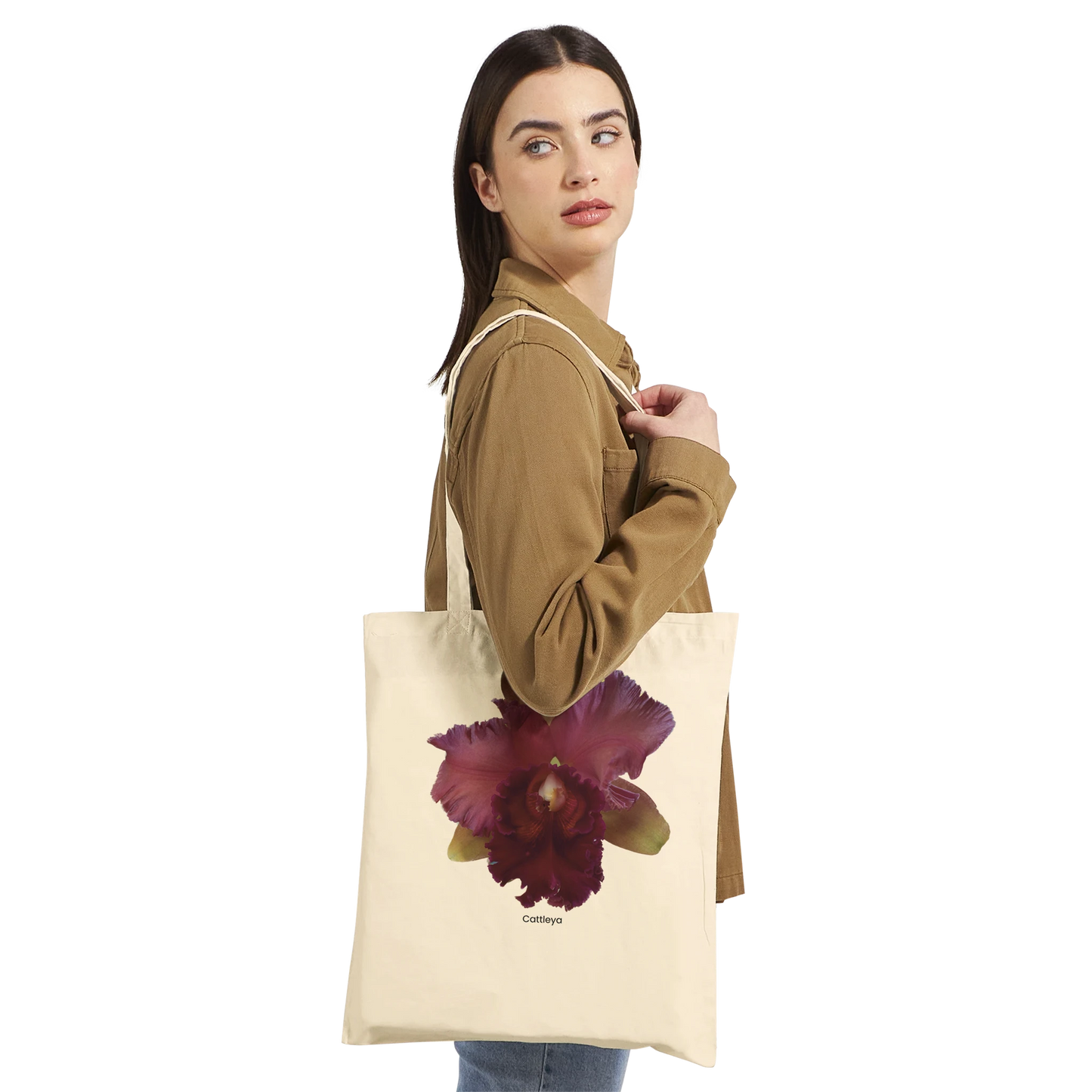 Cattleya Orchid Tote Bag
