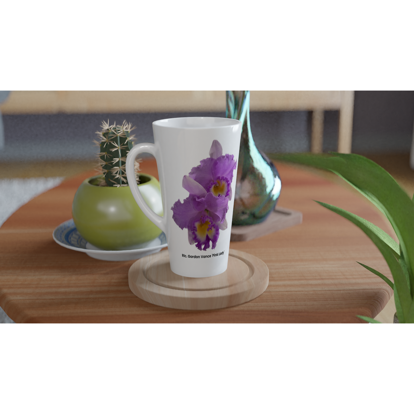 Rlc. Gordon Vance 'Pink Lady' Orchid Latte Mug