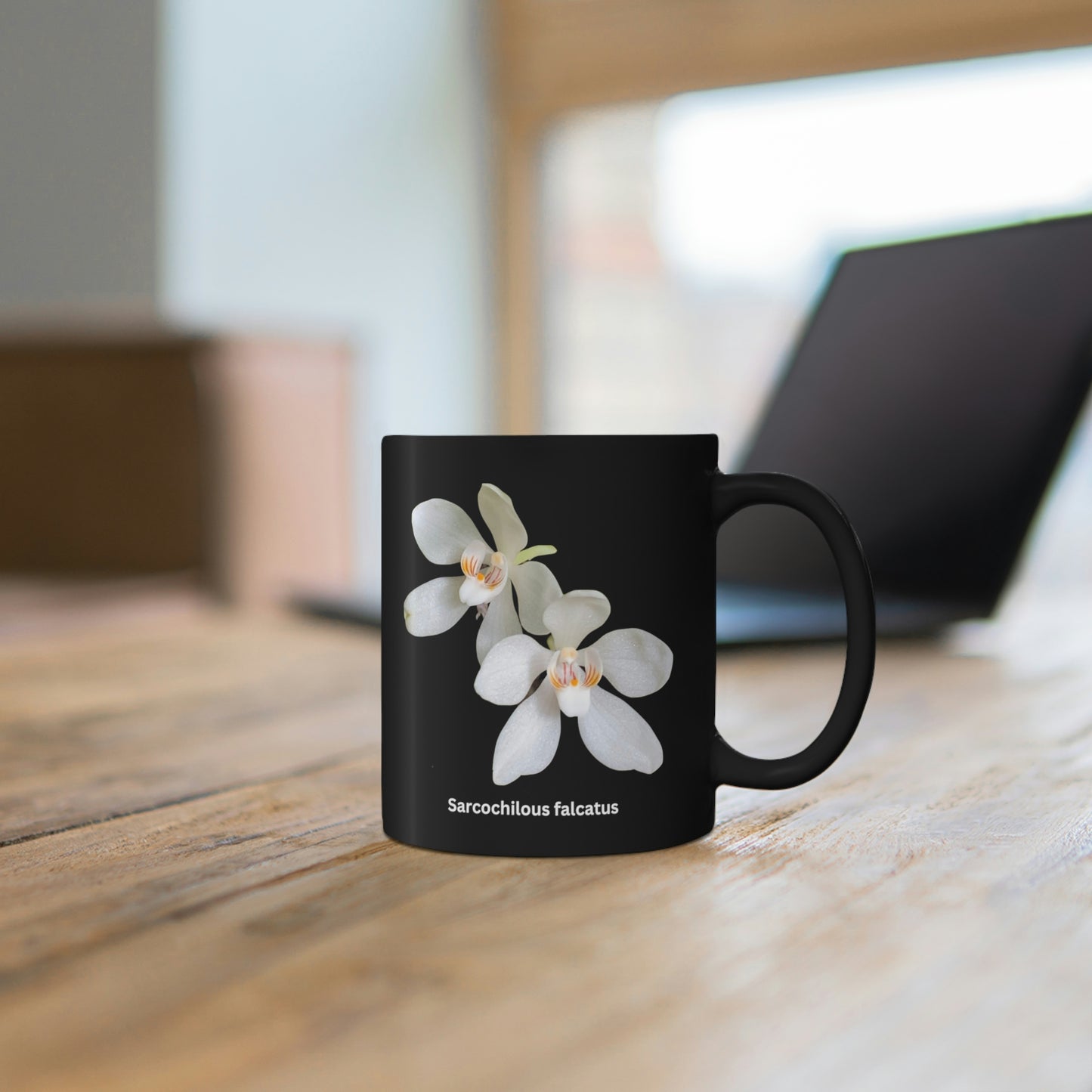 Sarcochilous falcatus Orchid Coffee Mug