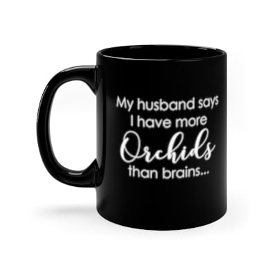 Husband More Orchids Coffee Mug