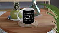 Partner More Orchids Coffee Mug