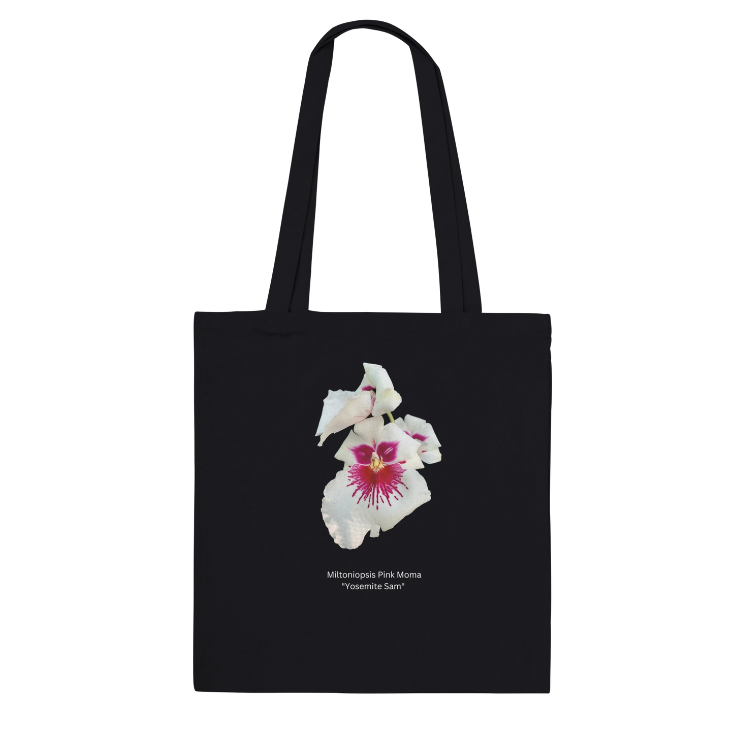 Miltoniopsis Pink Moma "Yosemite Sam" Orchid Tote Bag