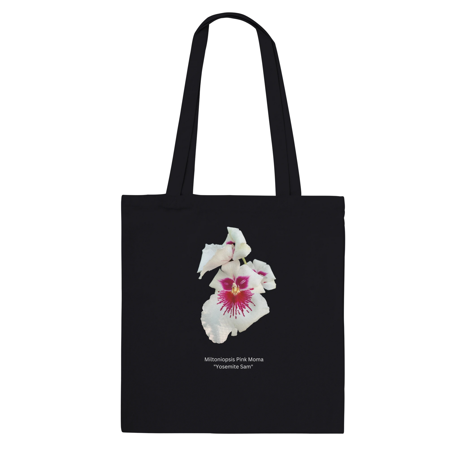 Miltoniopsis Pink Moma "Yosemite Sam" Orchid Tote Bag