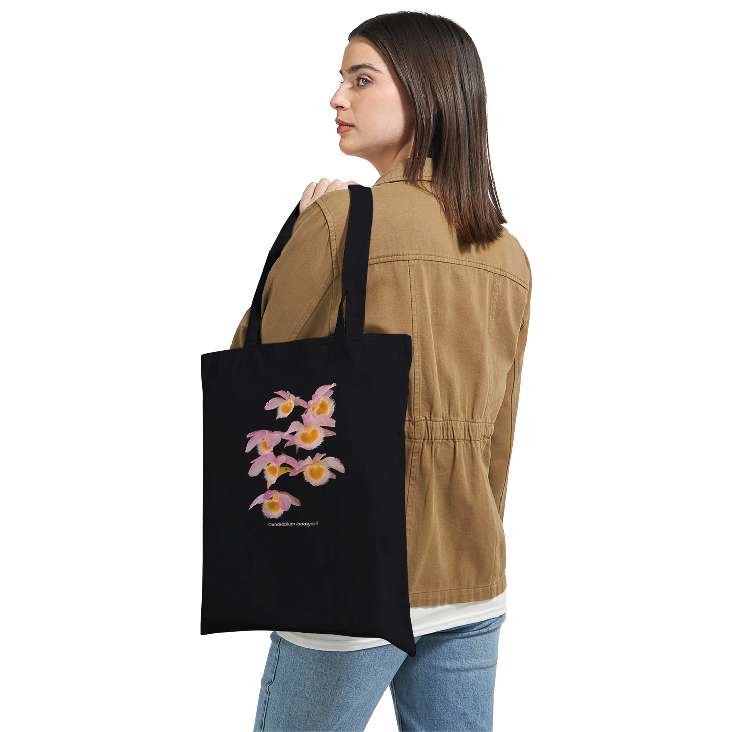 Dendrobium loddigesii Orchid Tote Bag