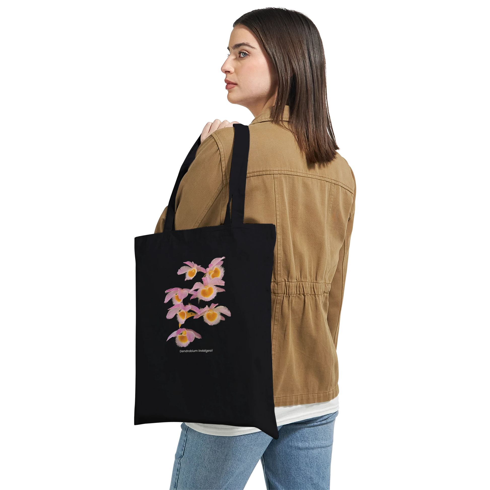 Dendrobium loddigesii Orchid Tote Bag