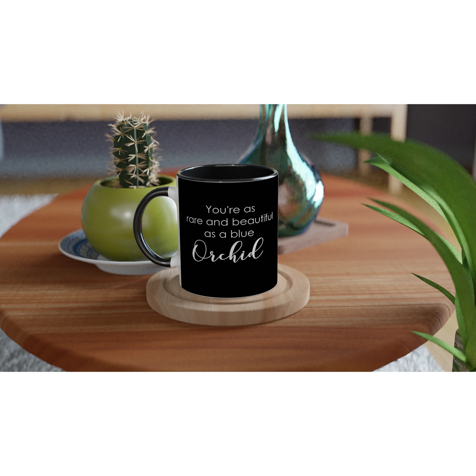 Beautiful As A Blue Orchid Coffee Mug