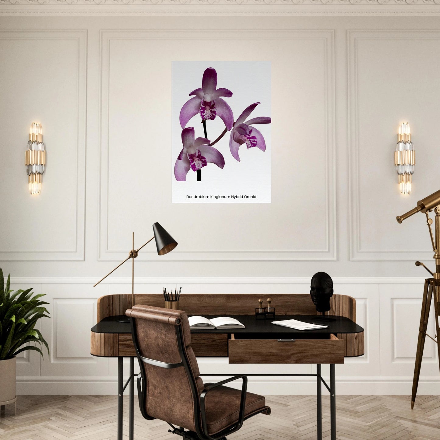 Dendrobium Kingianum Hybrid Orchid Canvas Print