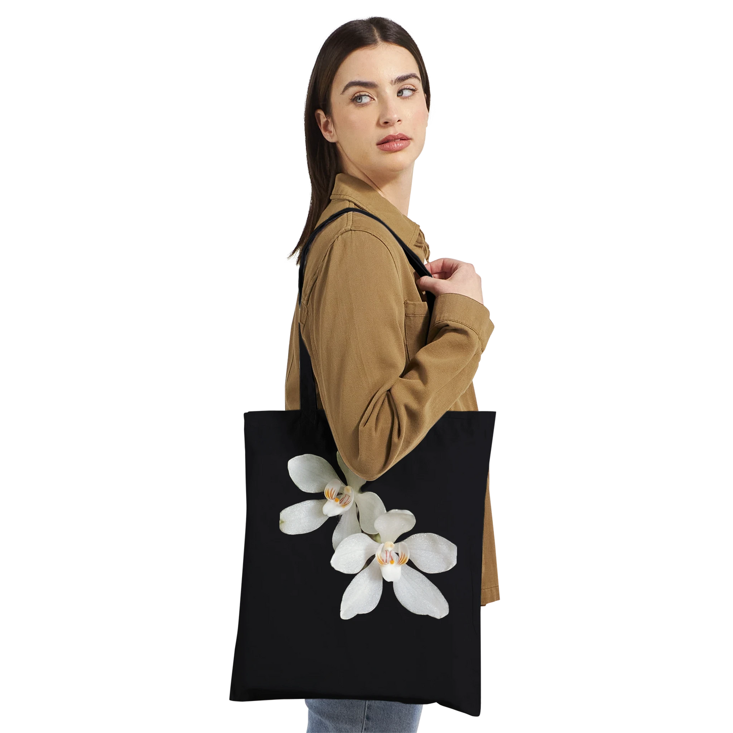Sarcochilous falcatus Orchid Tote Bag