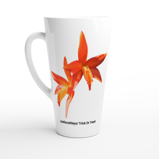 Laeliocattleya Trick Or Treat Orchid Latte Mug