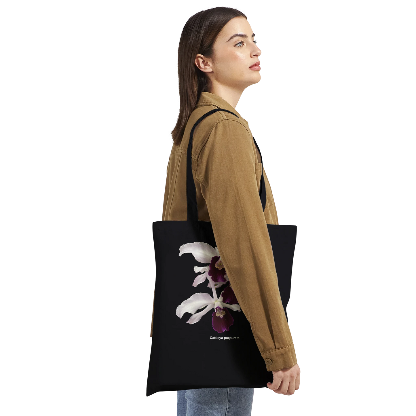 Cattleya purpurata Orchid Tote Bag