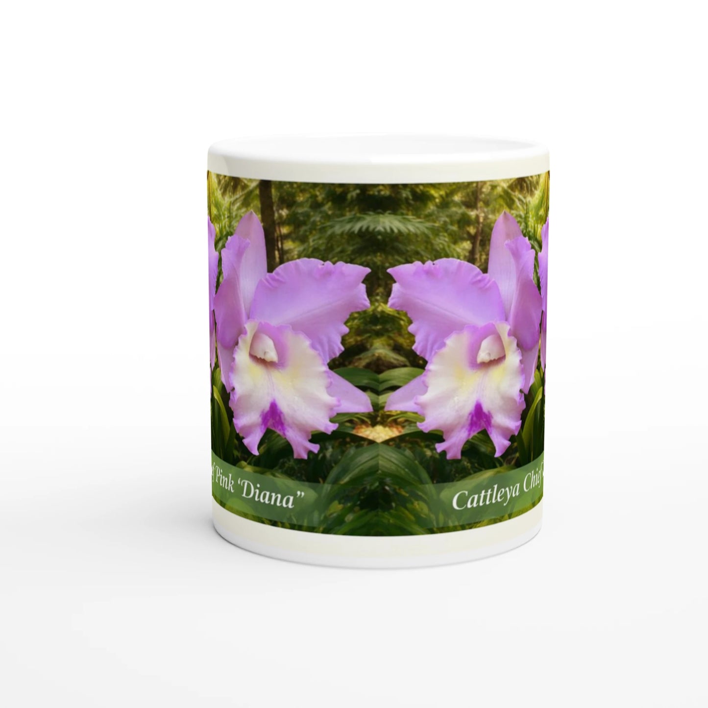 Cattleya Chief Pink 'Diana' Orchid Coffee Mug