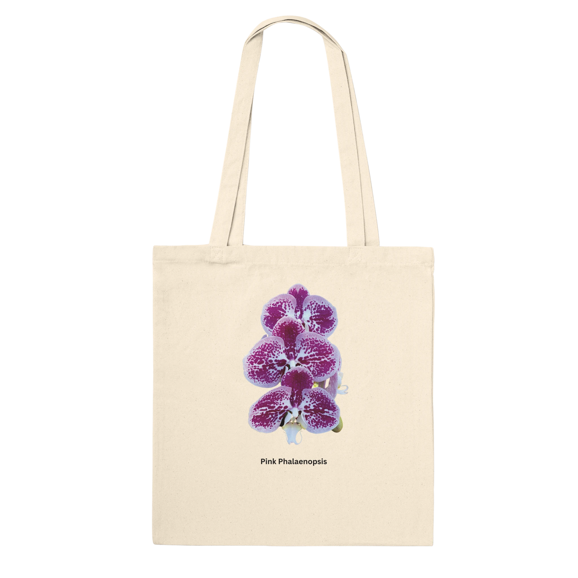Pink & White Phalaenopsis Orchid Tote Bag