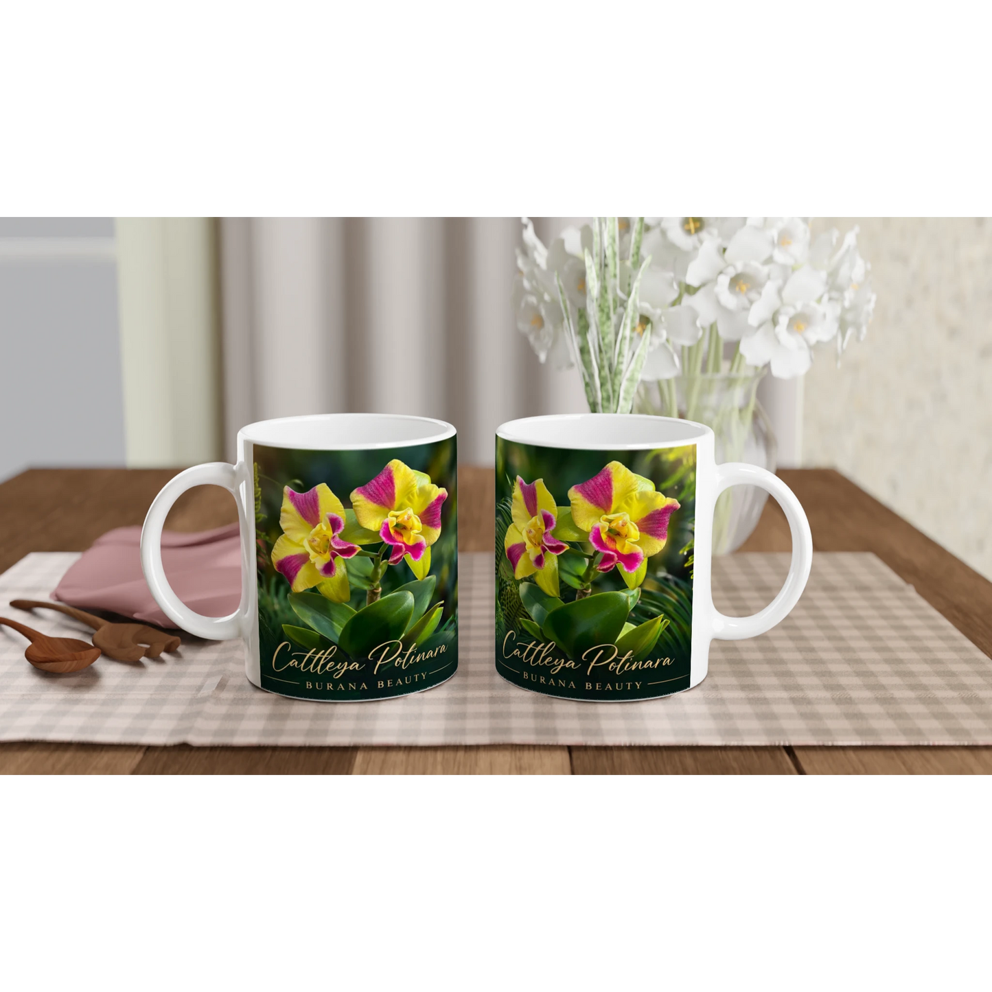 Cattleya Potinara Burana Beauty Orchid Coffee Mug