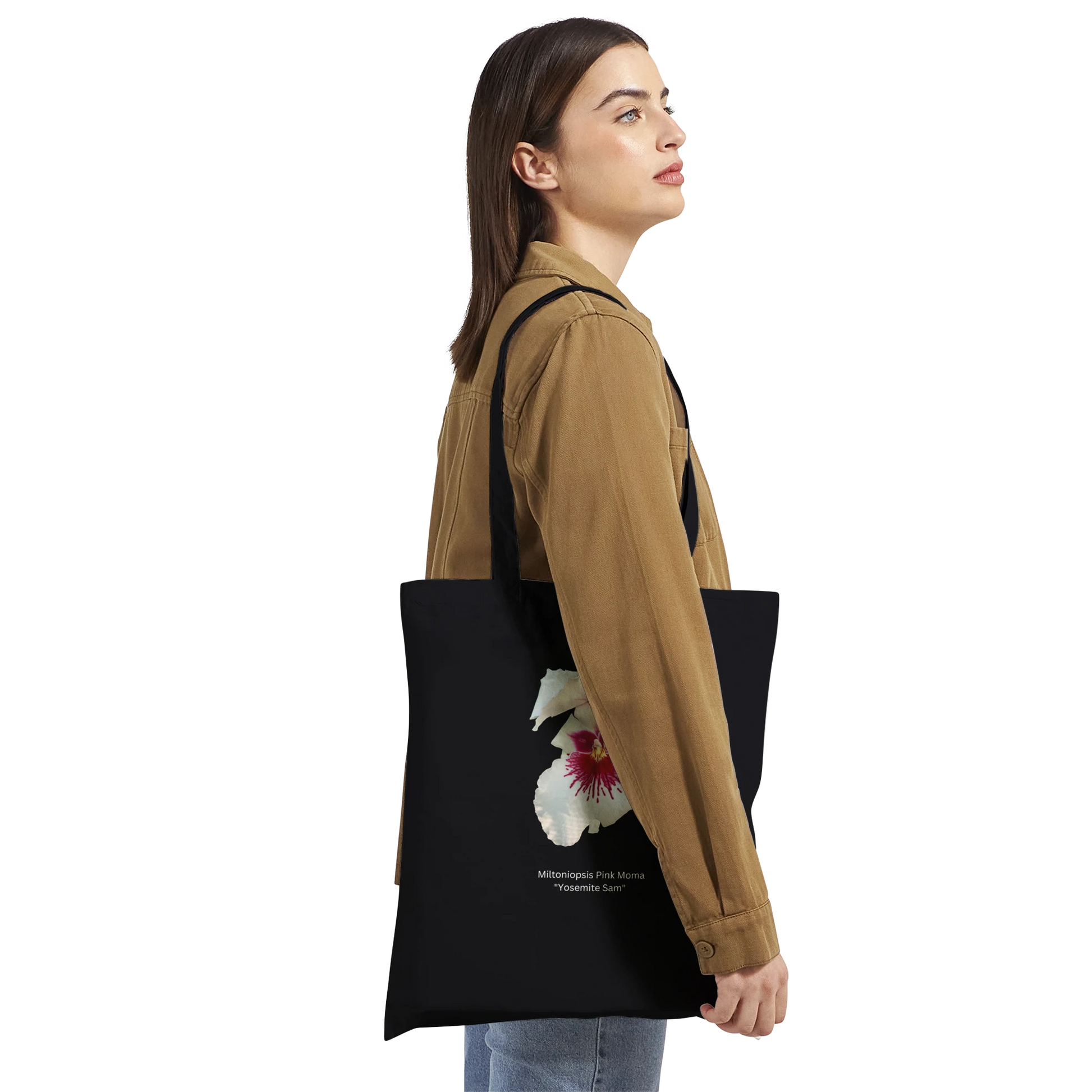 Miltoniopsis Pink Moma "Yosemite Sam" Orchid Tote Bag