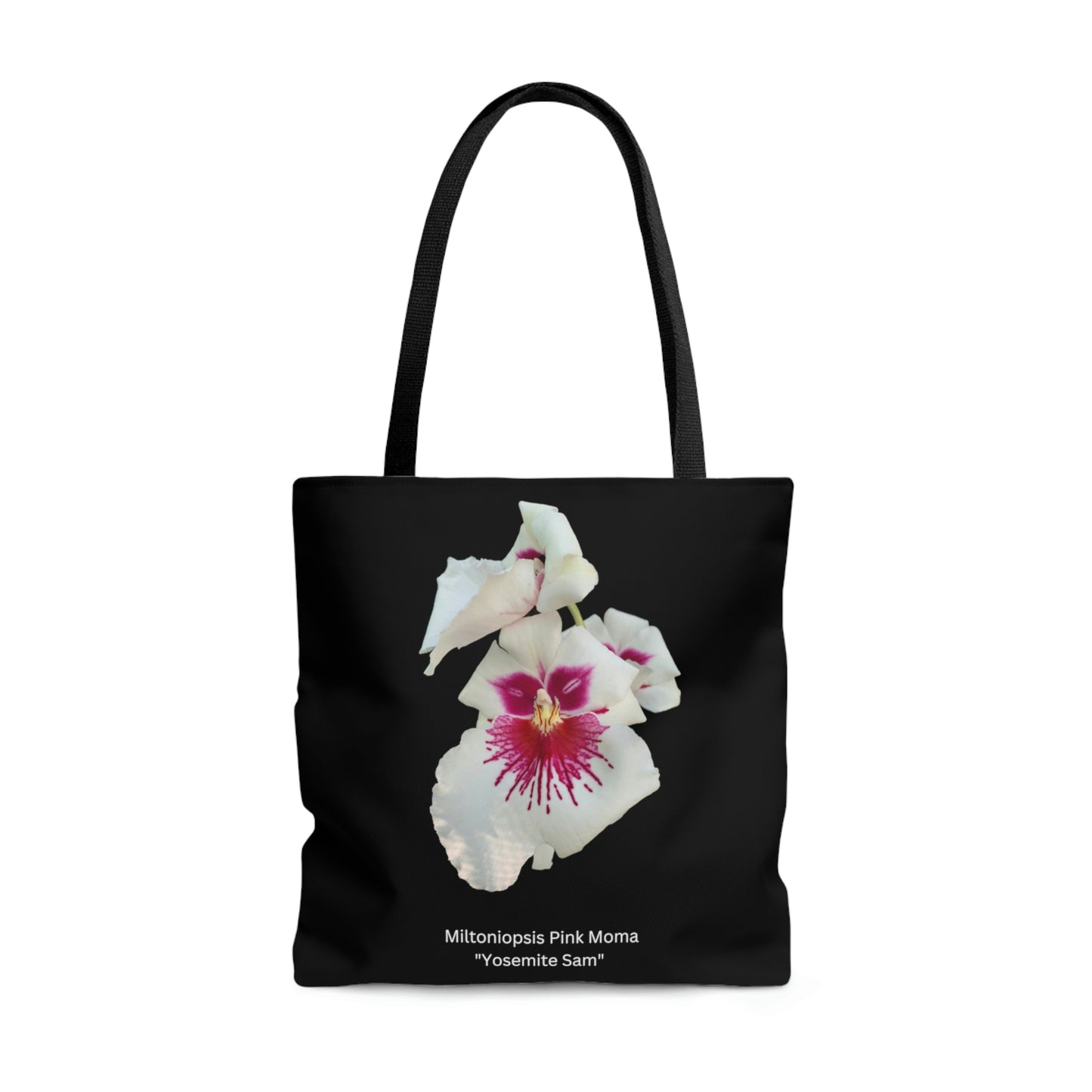 Miltoniopsis Pink Moma "Yosemite Sam" Orchid Tote Bag