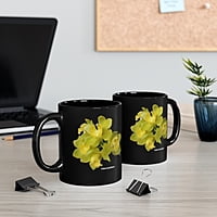 Yellow Cymbidium Orchid Coffee Mug
