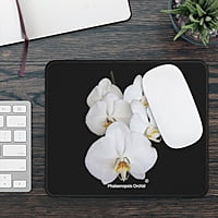 White Phalaenopsis Orchid Mouse Pad