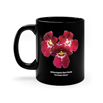 Miltoniopsis Bert Fields 'Crimson Glow' Coffee Mug
