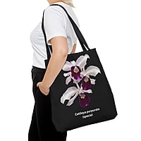 Cattleya purpurata Orchid Tote Bag