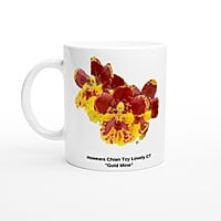 Howeara Chian Tzy CT "Gold Mine" Orchid Coffee Mug