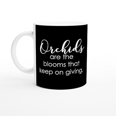 Keep On Giving Orchid Coffee Mug