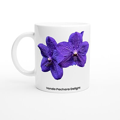 Vanda Pachara Delight Orchid Coffee Mug
