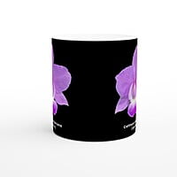 Cattleya walkeriana Orchid Black Coffee Mug