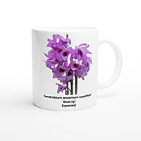 Dendrobium anosmum superbum 'Blue Lip' Orchid Coffee Mug