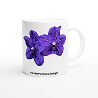 Vanda Pachara Delight Orchid Coffee Mug