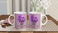 Dendrobium anosmum superbum 'Blue Lip' Orchid Pink Coffee Mug